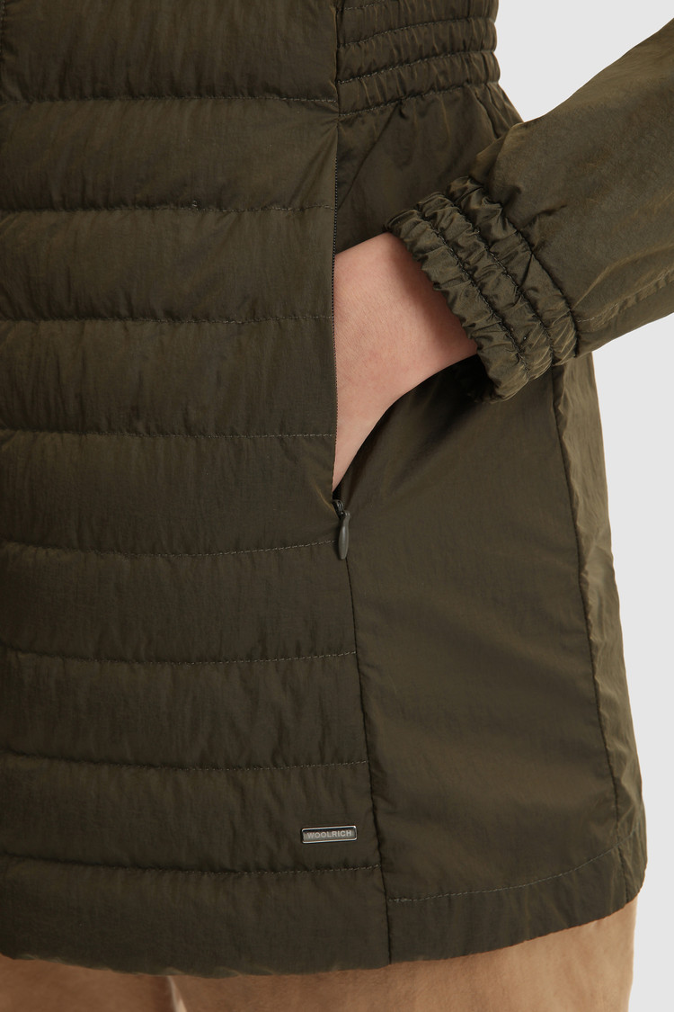 Gewatteerde parka met capuchon Violet