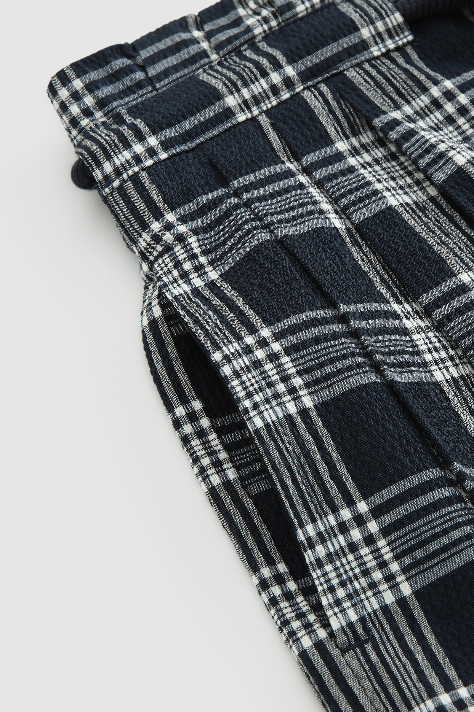 Pantalones cortos de algodón Seersucker Azul photo 7 | Woolrich