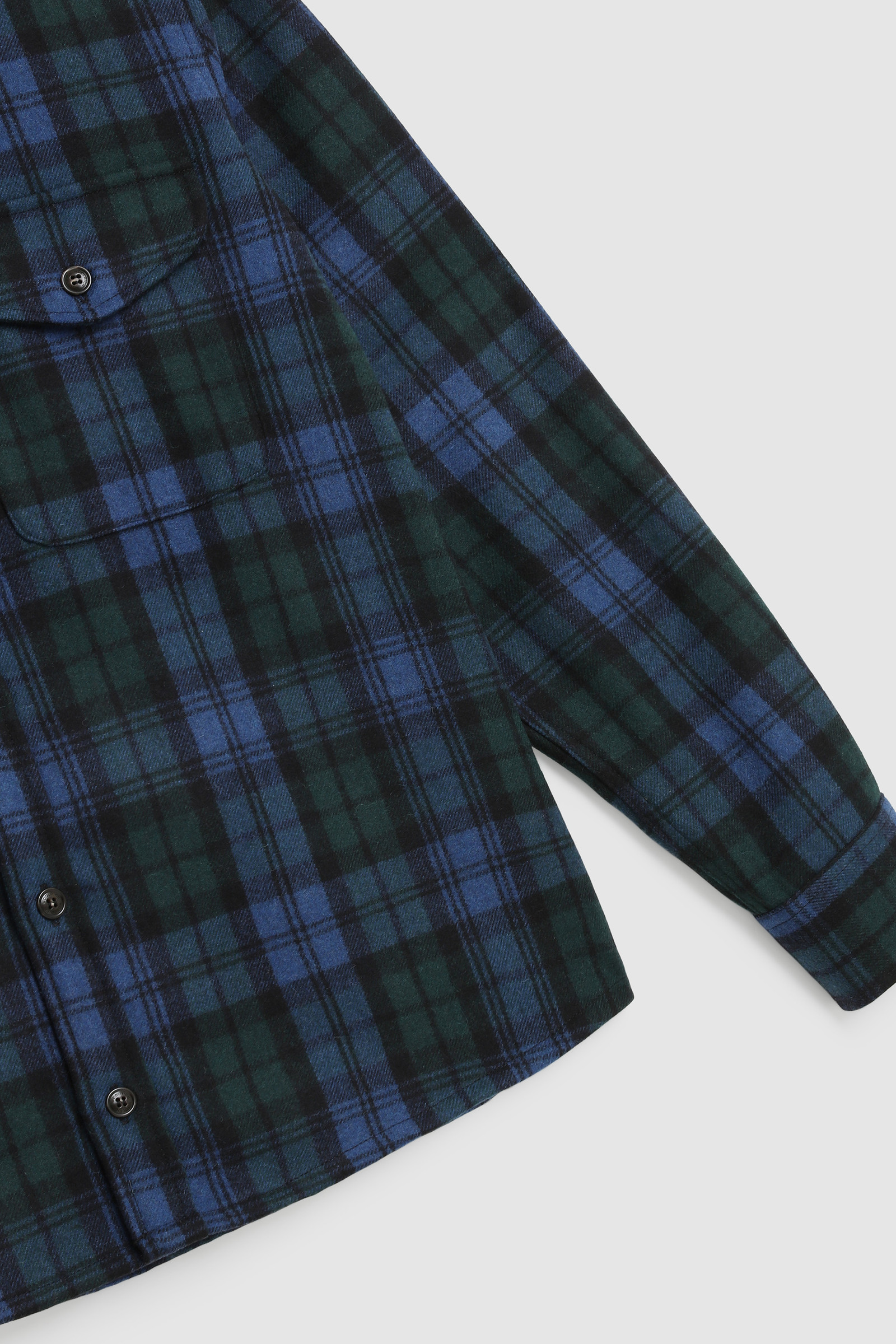 購入者確定 ALD Woolrich Flannel Overshirt-