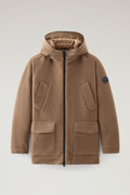 Mens Clothing Coats Parka coats Woolrich Wool Luxe Arctic Parka Melton Blue for Men 