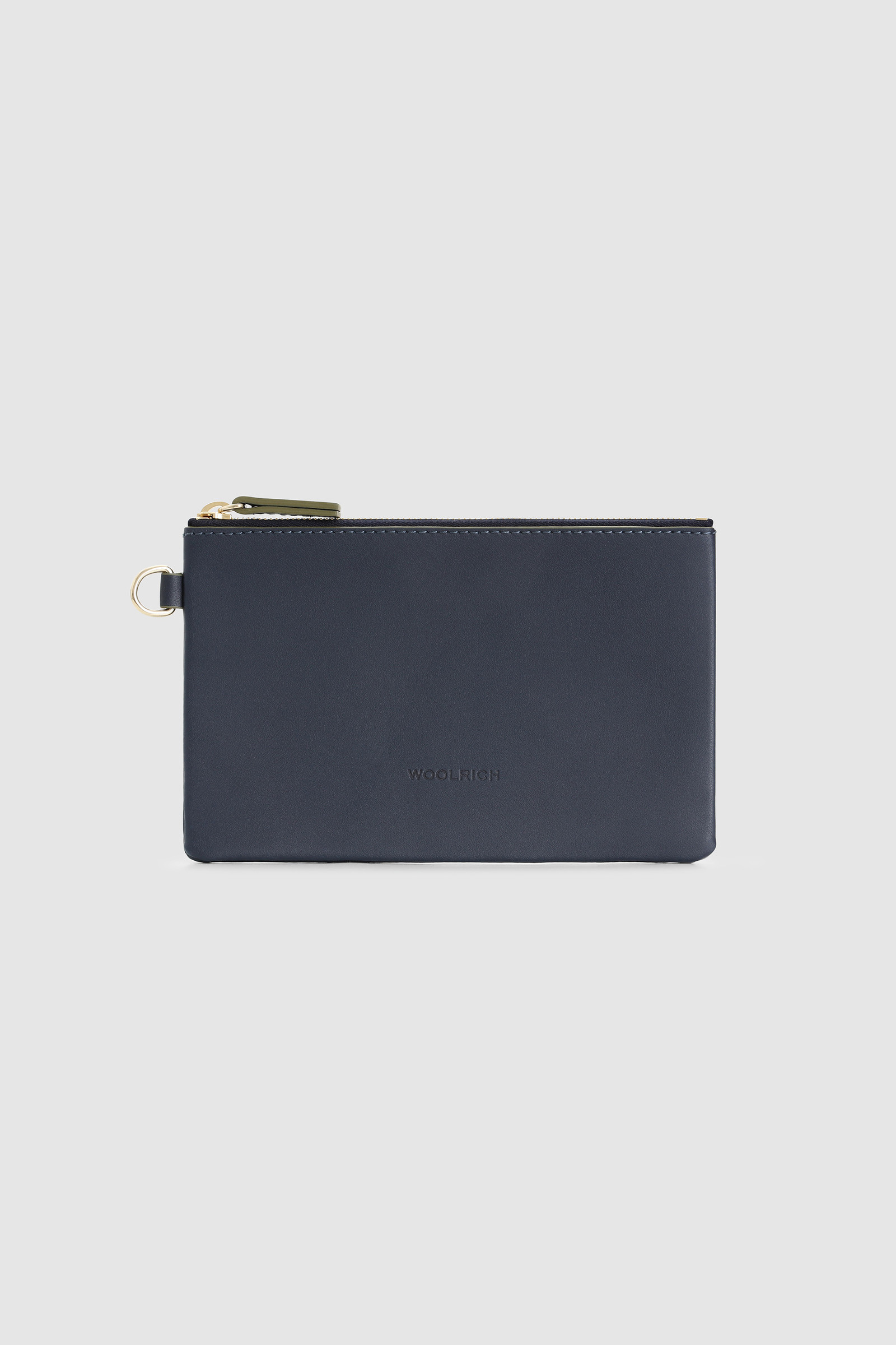 Sac fourre-tout en cuir bleu photo 7 | Woolrich