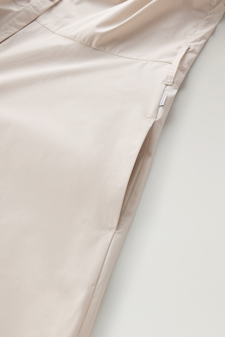 Robe chemise en popeline de pur coton Beige photo 7 | Woolrich
