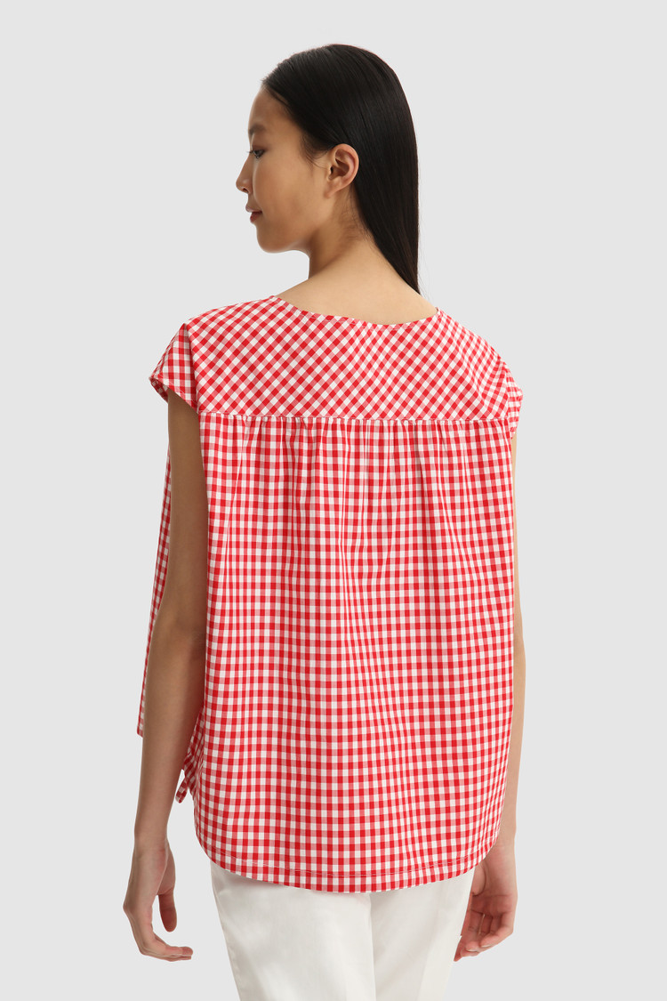 Gemusterte Bluse