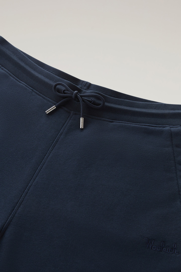 Sweatpants in Brushed Cotton Fleece Blue photo 5 | Woolrich