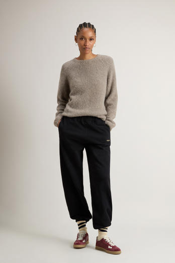 Broek van geruwd puur katoen Zwart | Woolrich
