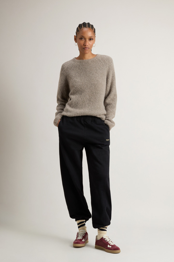 Hose aus angerauter reiner Baumwolle Schwarz photo 1 | Woolrich
