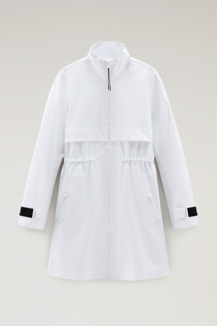 Mantel Pequea aus Stretch-Nylon Weiß photo 5 | Woolrich