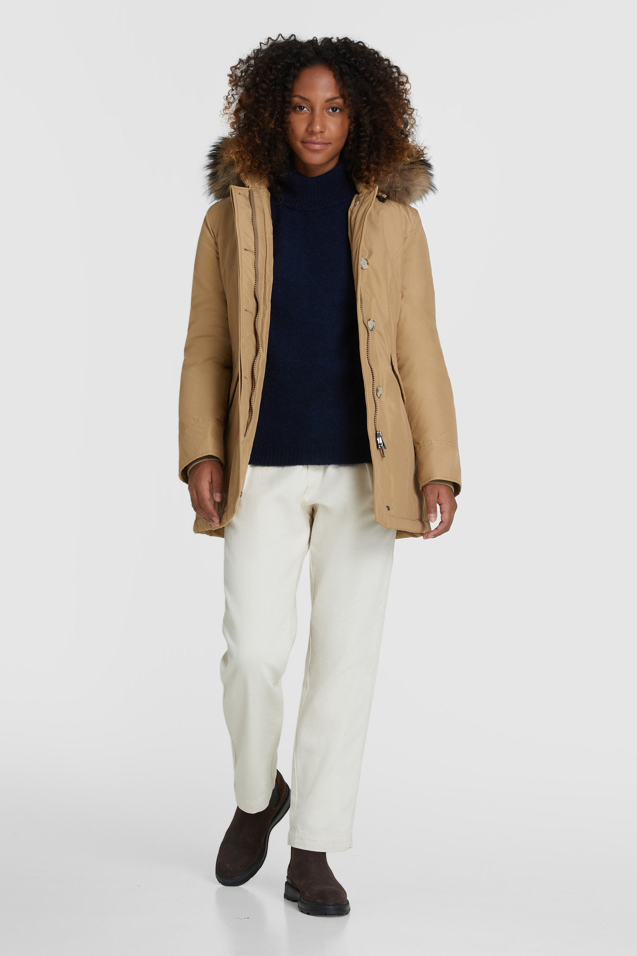 Arctic Parka With Racoon Fur
