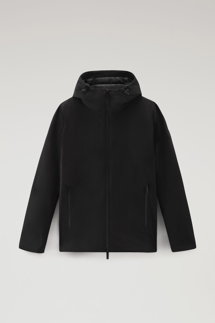 Giacca Pacific in Tech Softshell Nero photo 5 | Woolrich