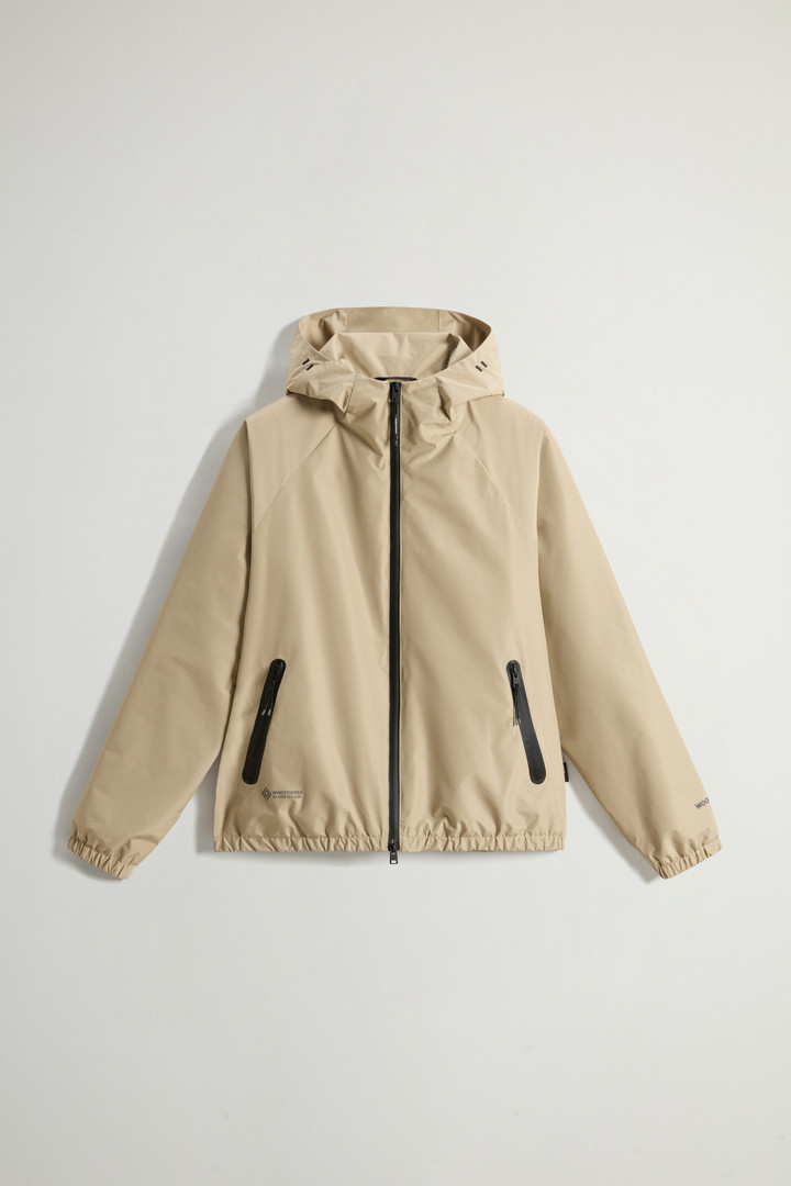 Hooded Jacket in WINDSTOPPER GORE-TEX Beige photo 5 | Woolrich