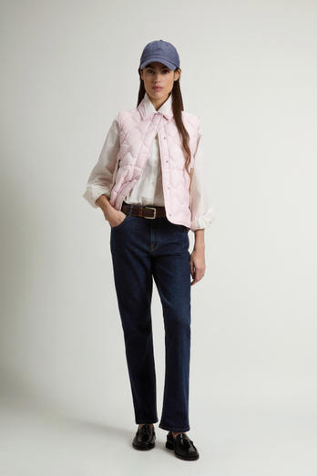 Heritage Steppweste aus Mikrofaser Rosa photo 1 | Woolrich