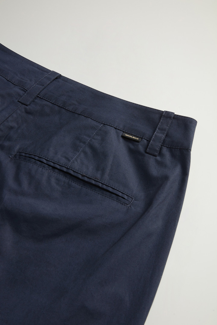 Pure Cotton Poplin Chino Pants Blue photo 7 | Woolrich