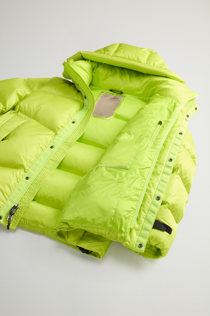 Recycled Pertex Quantum Nylon Down Jacket with Hood Yellow photo 9 | Woolrich