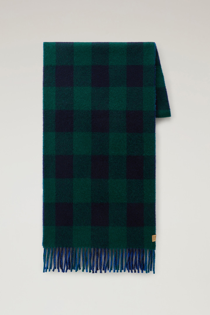 Woolrich Women Blue Green Buffalo Size One In Blue Green Buffalo