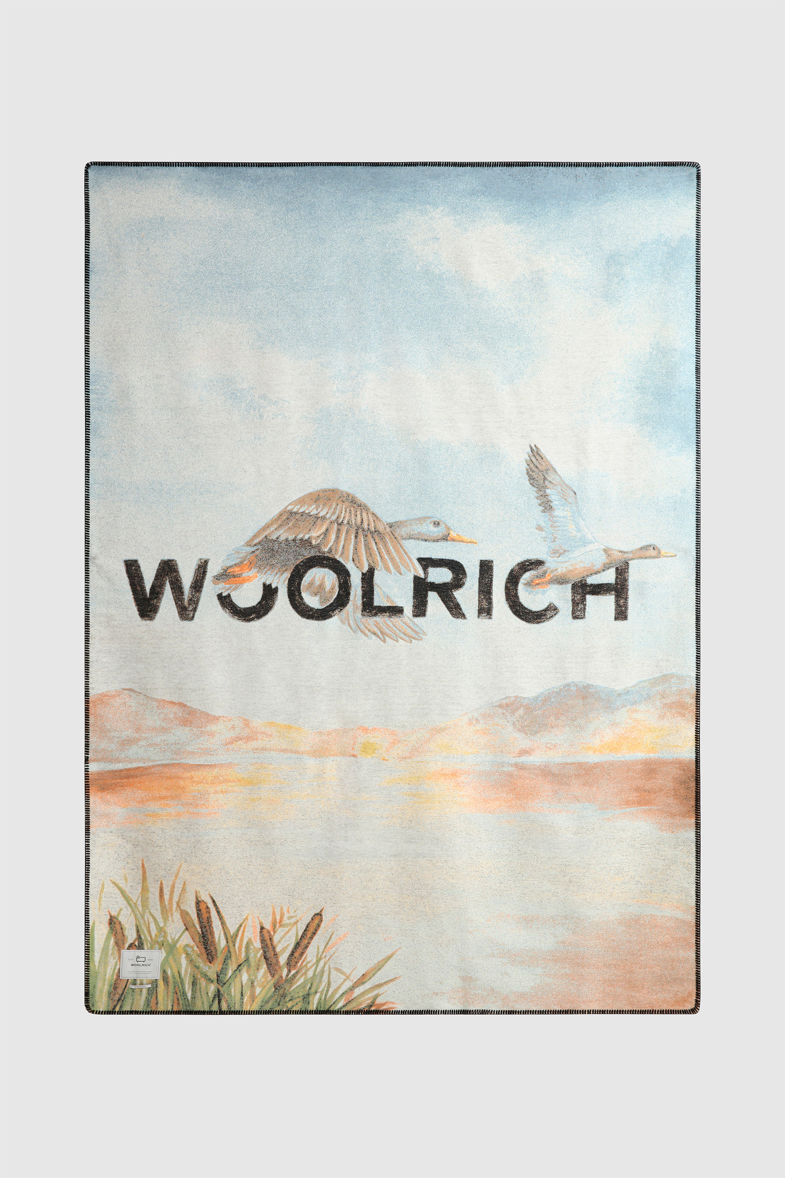 Duck Blanket Blue photo 2 | Woolrich
