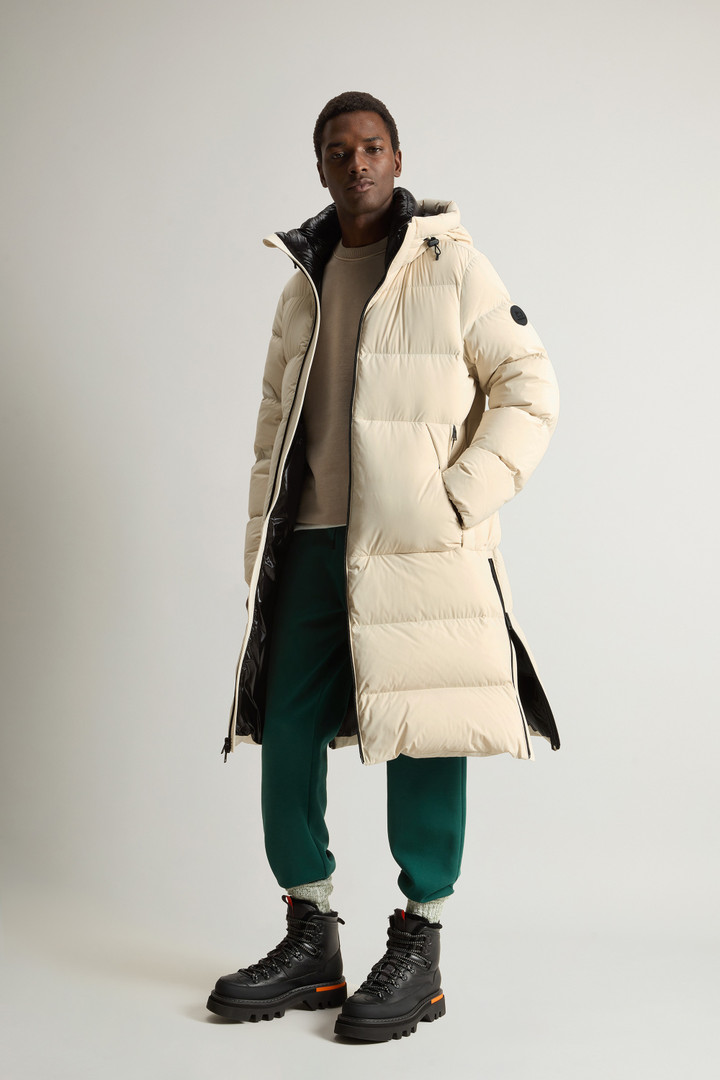 Sierra Supreme Long Parka in Stretch Nylon White photo 2 | Woolrich