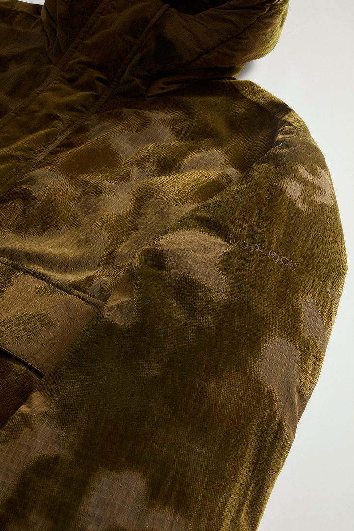 Olmetex Ripstop Nylon Jacket with Camouflage Motif by Todd Snyder Brown photo 7 | Woolrich