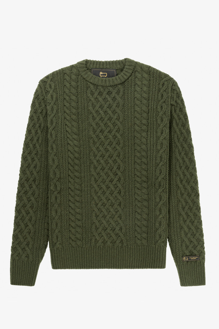 Aimé Leon Dore / Woolrich cable crewneck sweater