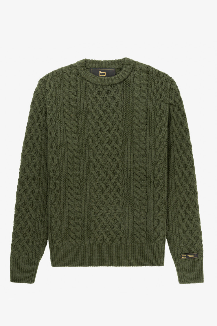Aimé Leon Dore / Woolrich cable crewneck sweater