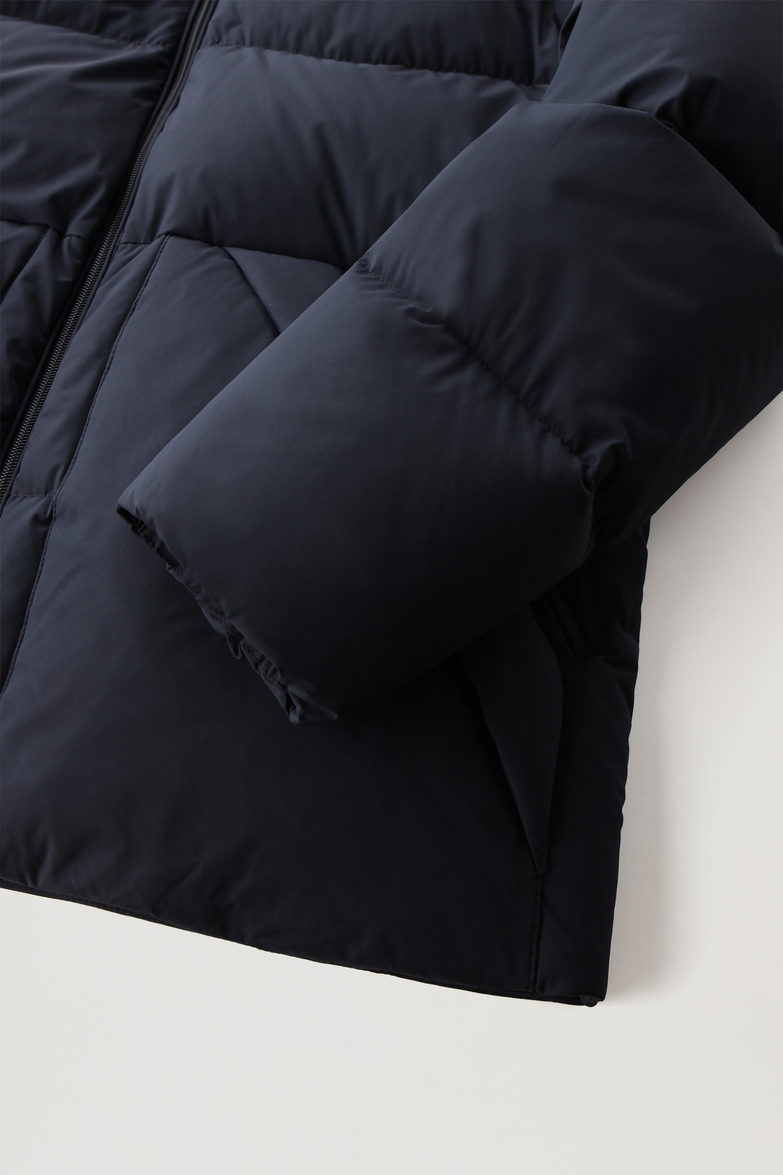 Stretch Nylon Sierra Supreme Down Jacket Blue photo 8 | Woolrich