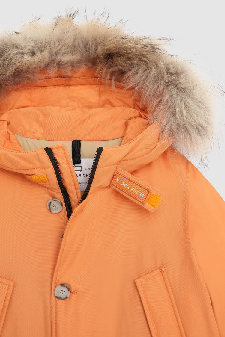 woolrich orange parka