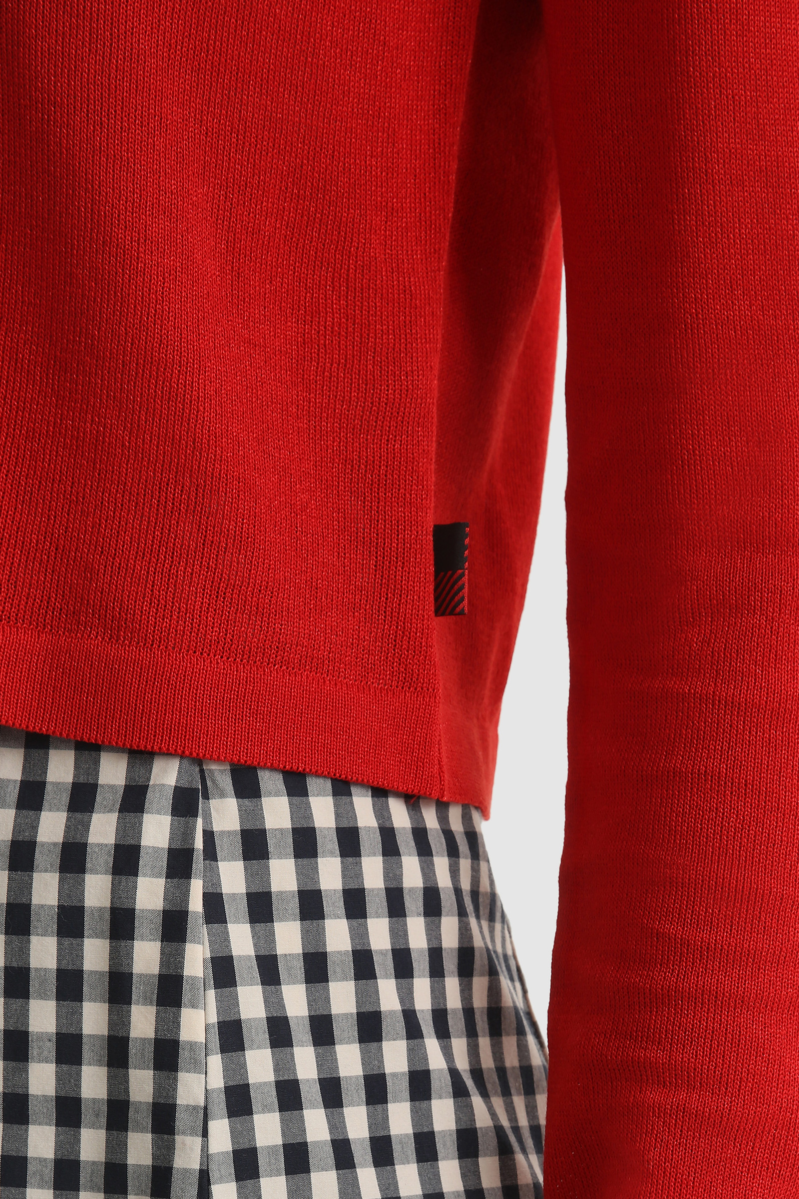 Long-sleeve crew neck
