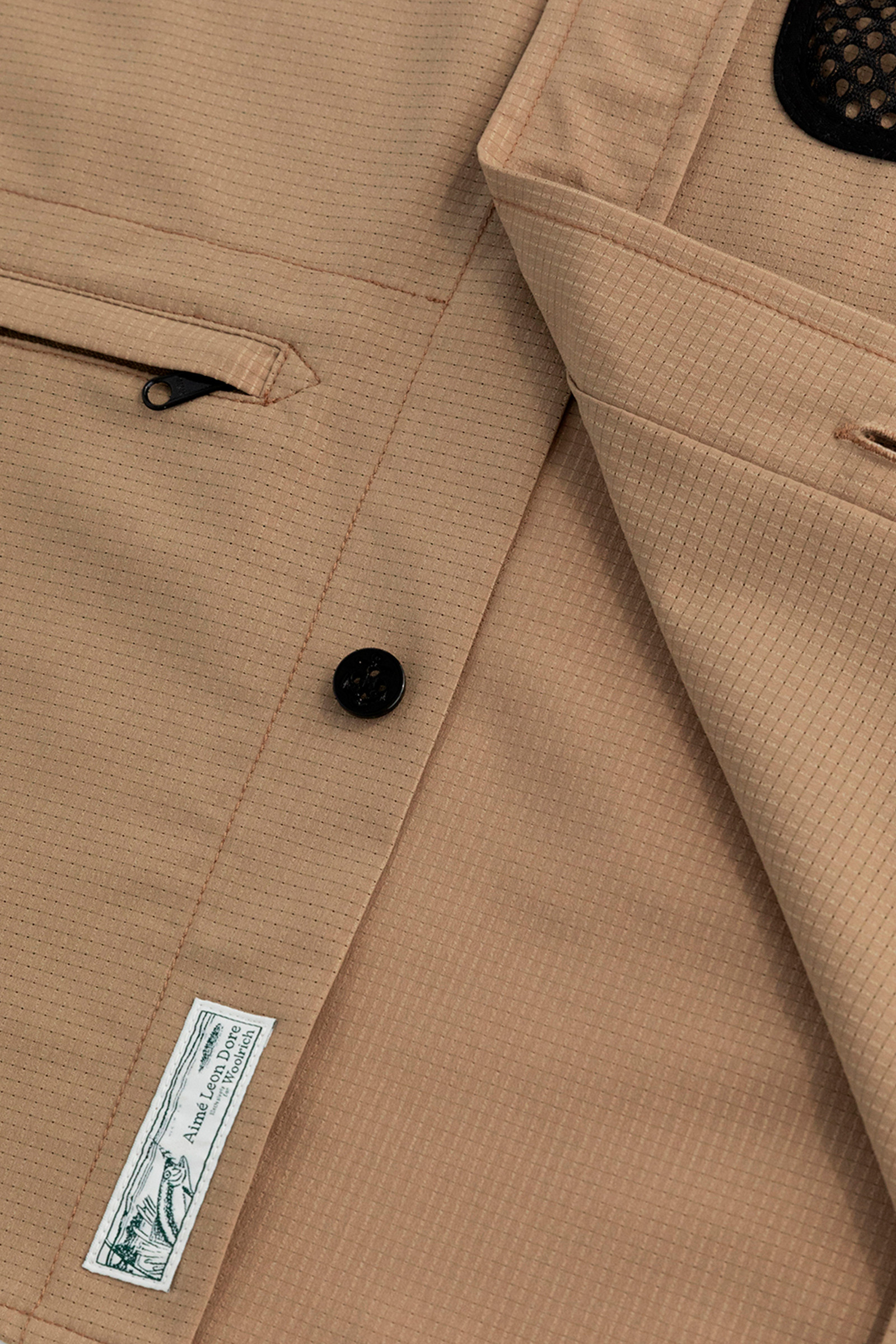 Chemise Fly Fishing Aimé Leon Dore / Woolrich beige photo 6 | Woolrich