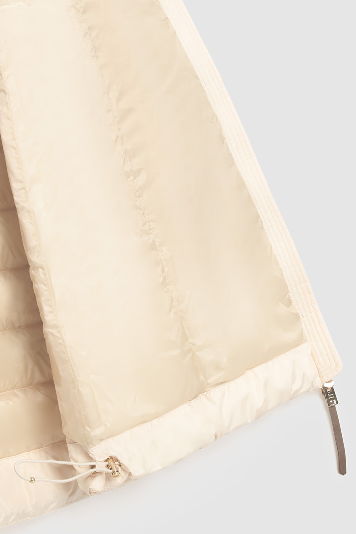 Ellis quilted long Jacket with removable fur