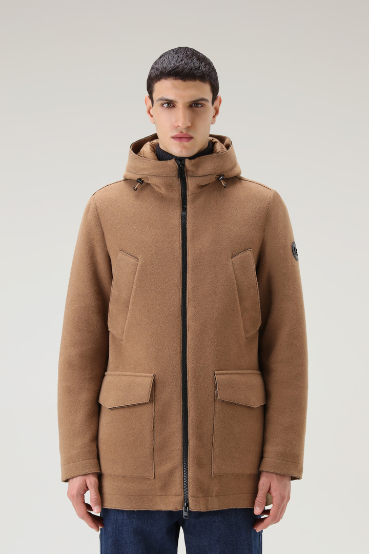 Arctic Parka aus Wollmischung Herren braun Woolrich DE