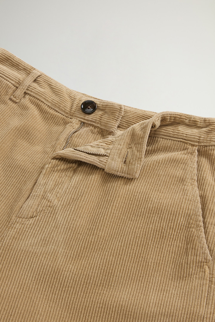 Stückgefärbte Hose aus Cordsamt Beige photo 5 | Woolrich