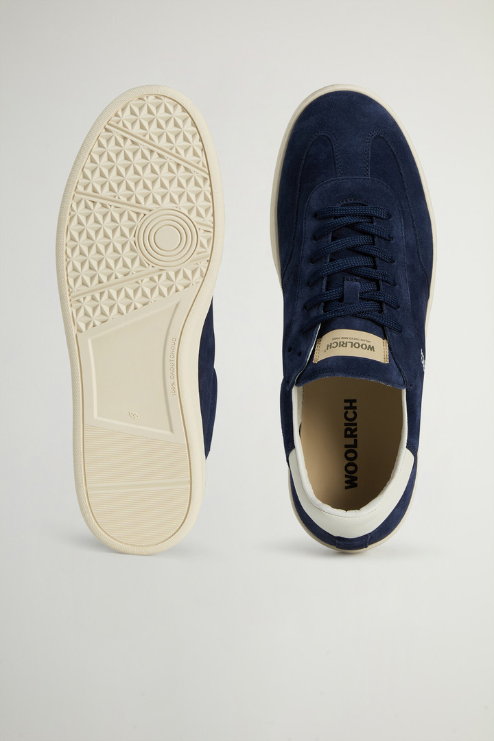 Sneakers Swing Court aus Veloursleder Blau photo 4 | Woolrich