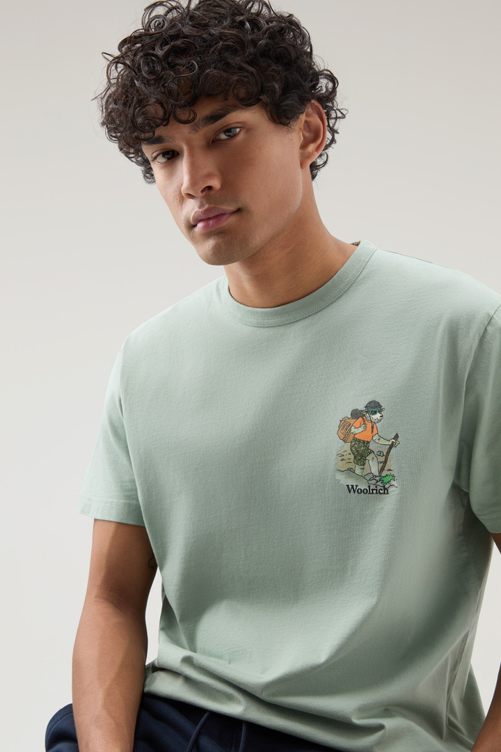 ANIMATED SHEEP T-SHIRT Green photo 4 | Woolrich