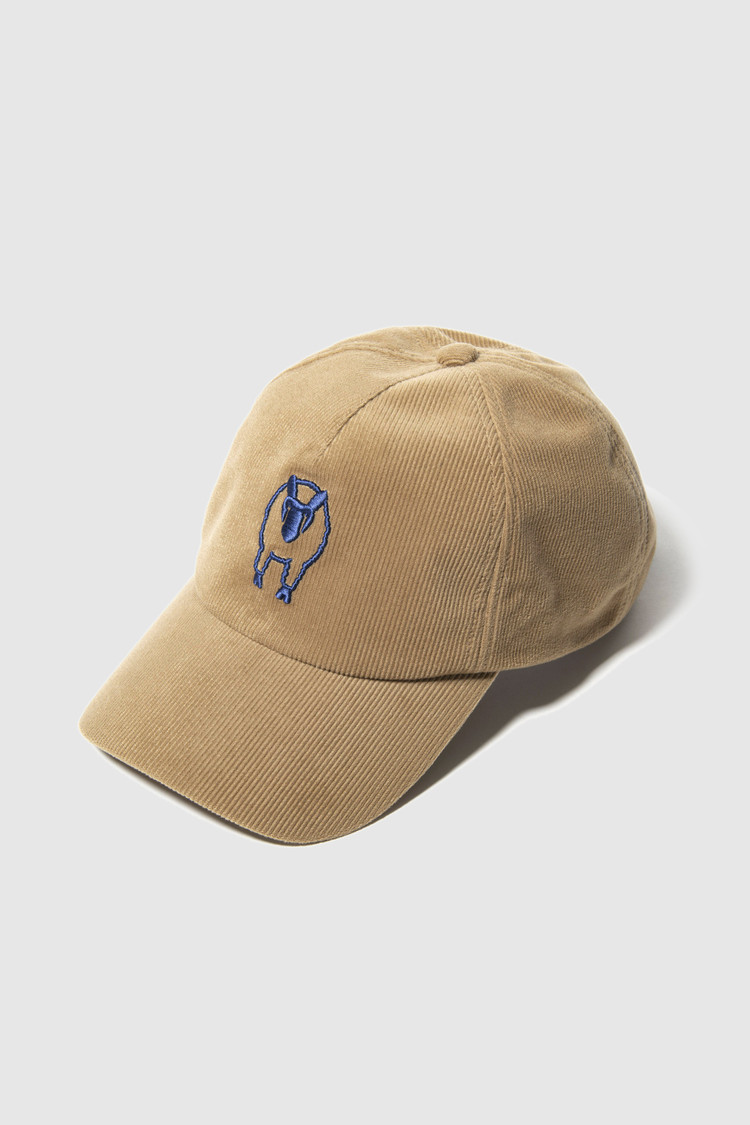 Cappello in velluto a coste