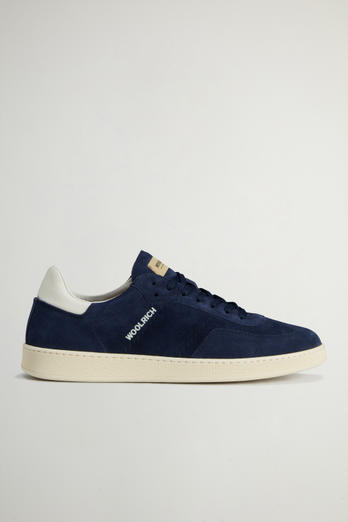 Swing Court Suede Sneakers Blue | Woolrich
