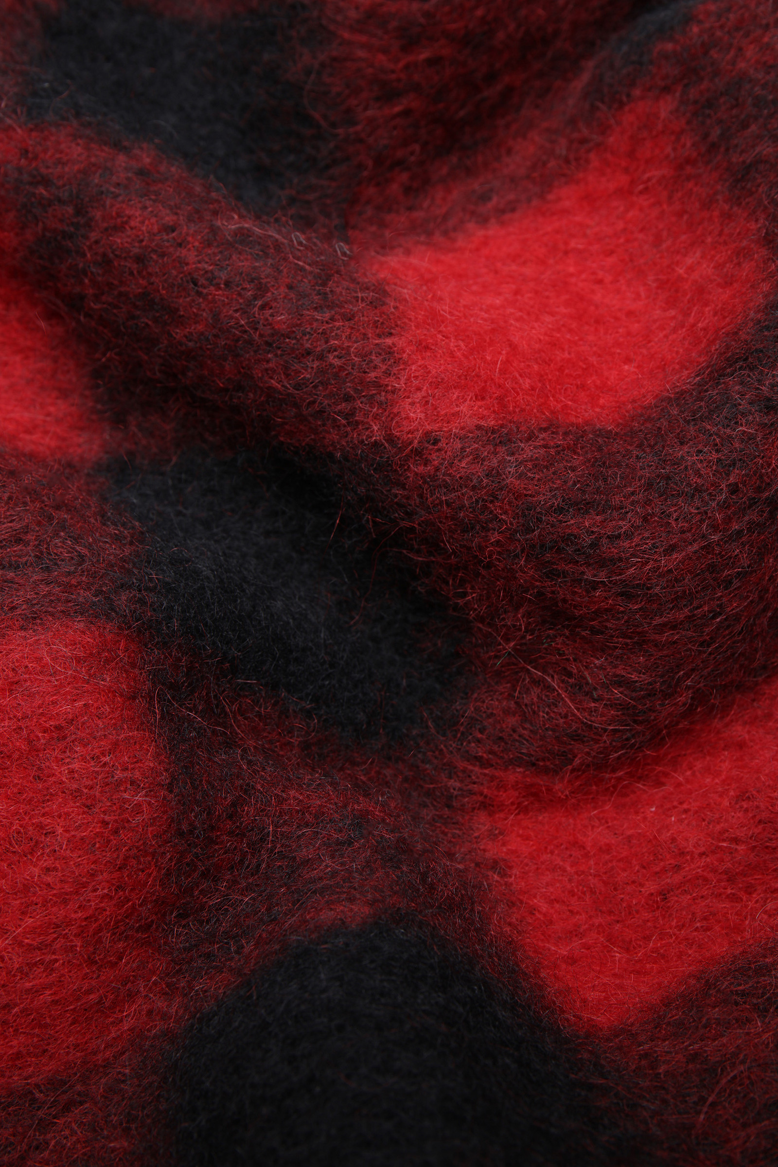 Buffalo Check Cape Scarf Red photo 2 | Woolrich