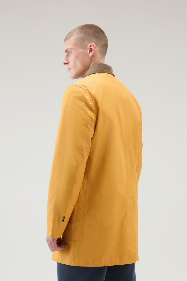 Waxed Jacket with Detachable Hood Yellow photo 4 | Woolrich
