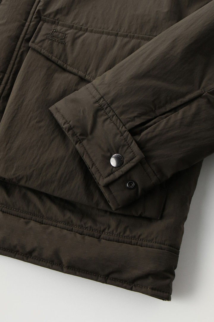 Ripstop Trucker Jacket with Sherpa Wool Lining Green photo 3 | Woolrich