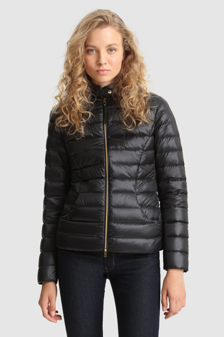 Veste Abbie matelassée en nylon satiné