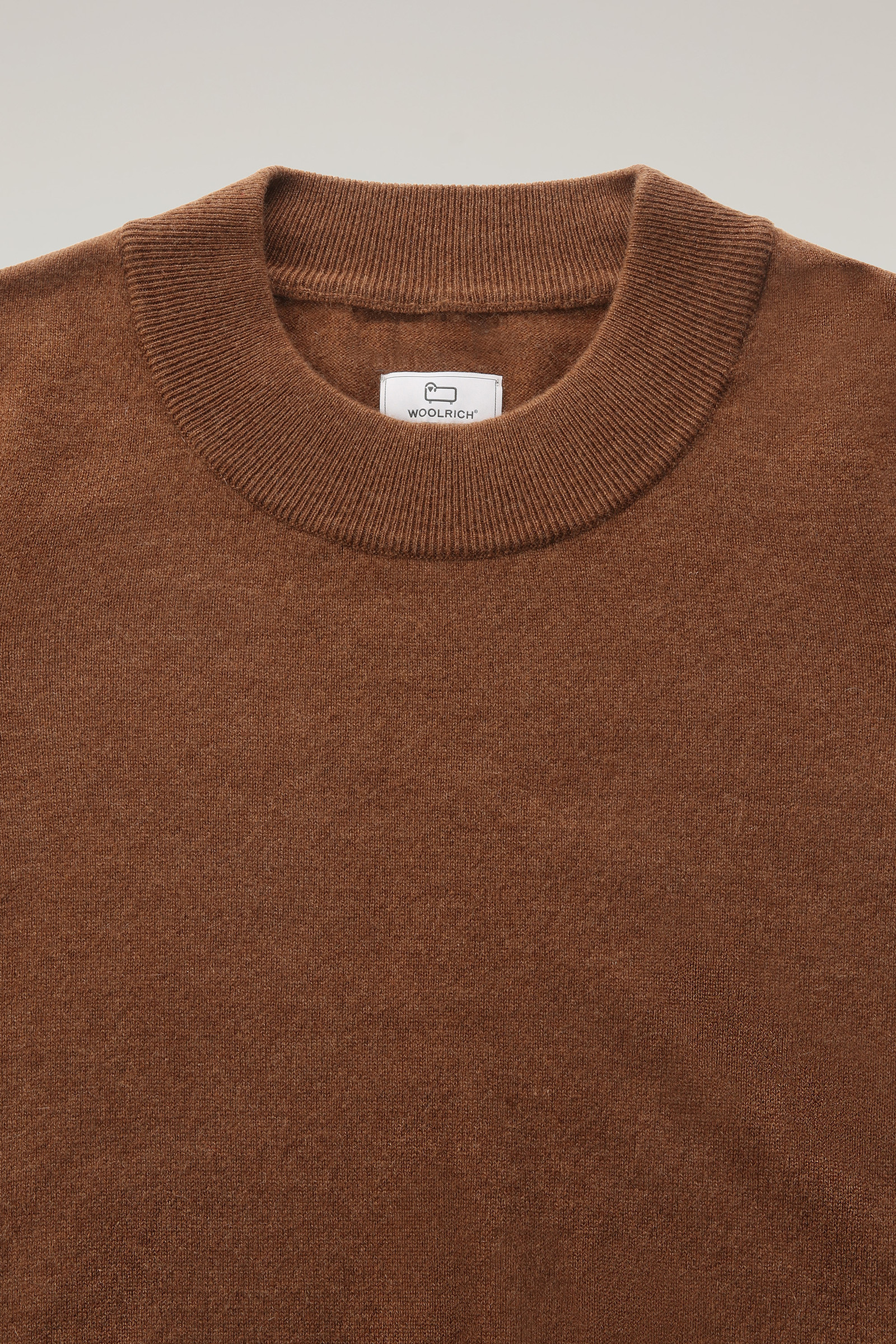 Women's Cashmere Crewneck Luxe Sweater Brown