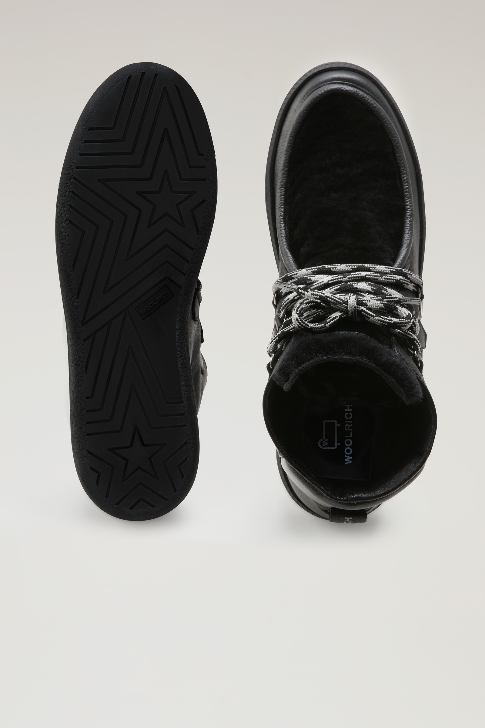 Mid court-schoenen zwart photo 4 | Woolrich