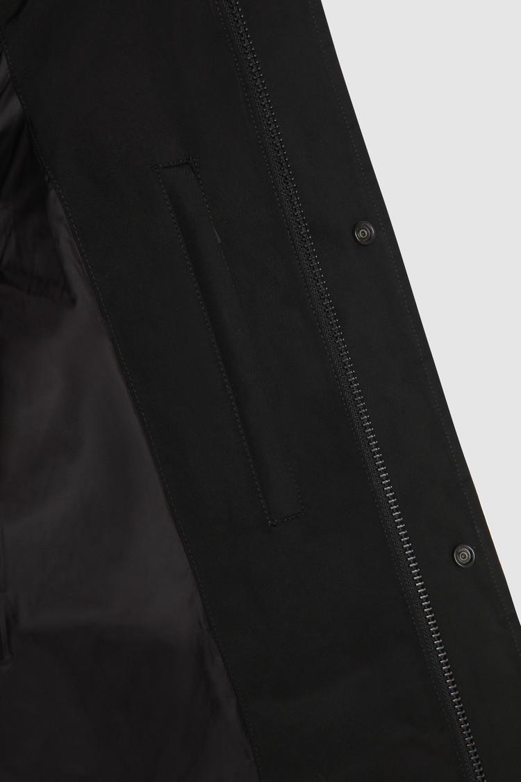 Wattierte Feldjacke Blizzard mit verdecktem Verschluss