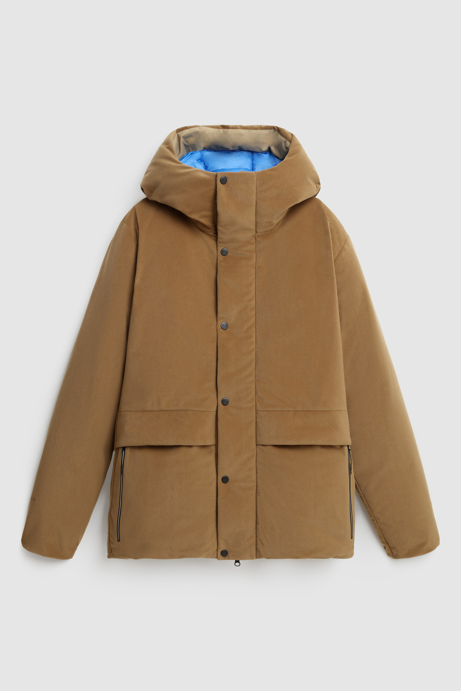 GORE-TEX puffiger Daunen-Parka aus Kord