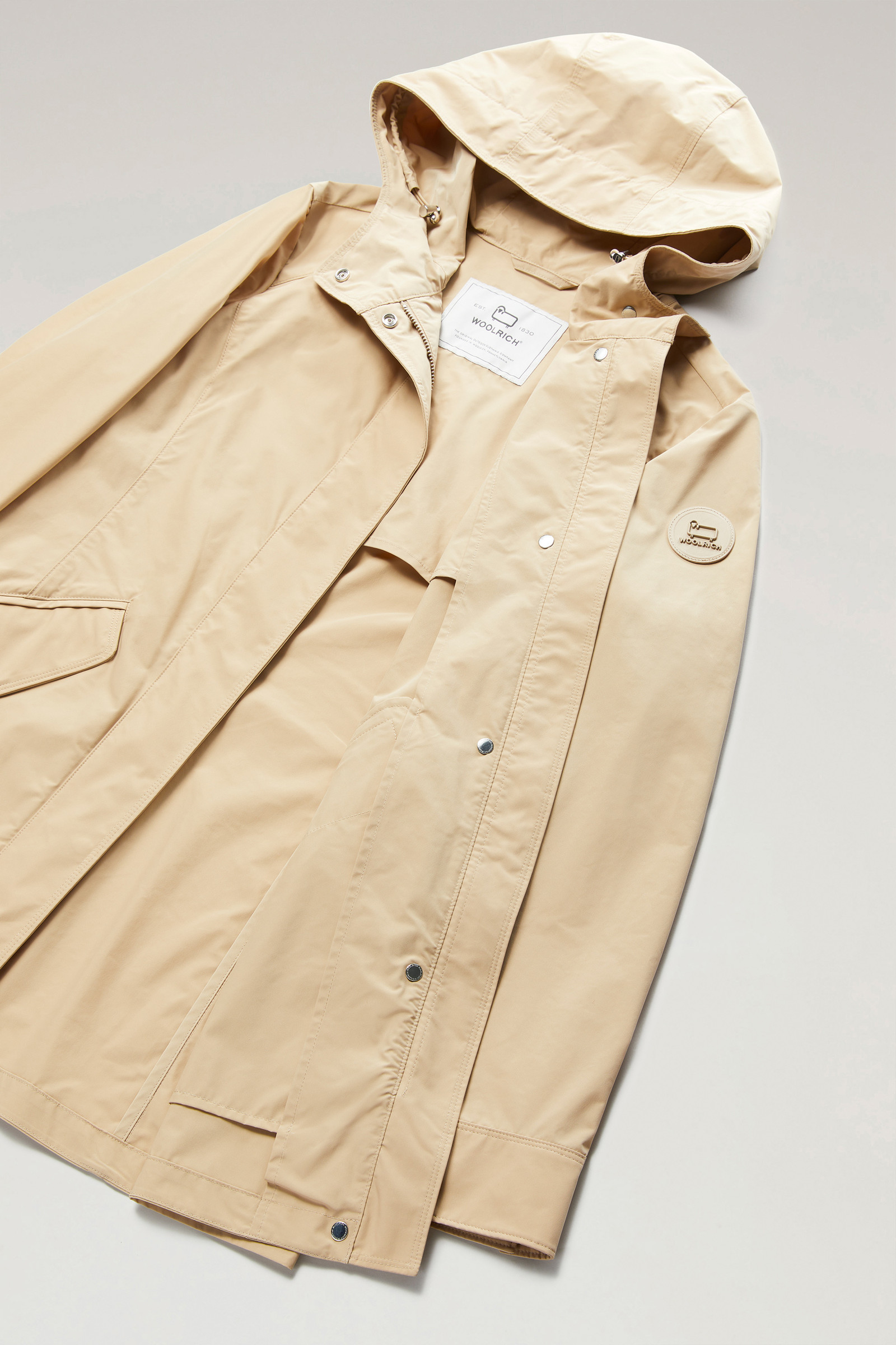 Summer Parka van Urban Touch-stof beige photo 6 | Woolrich