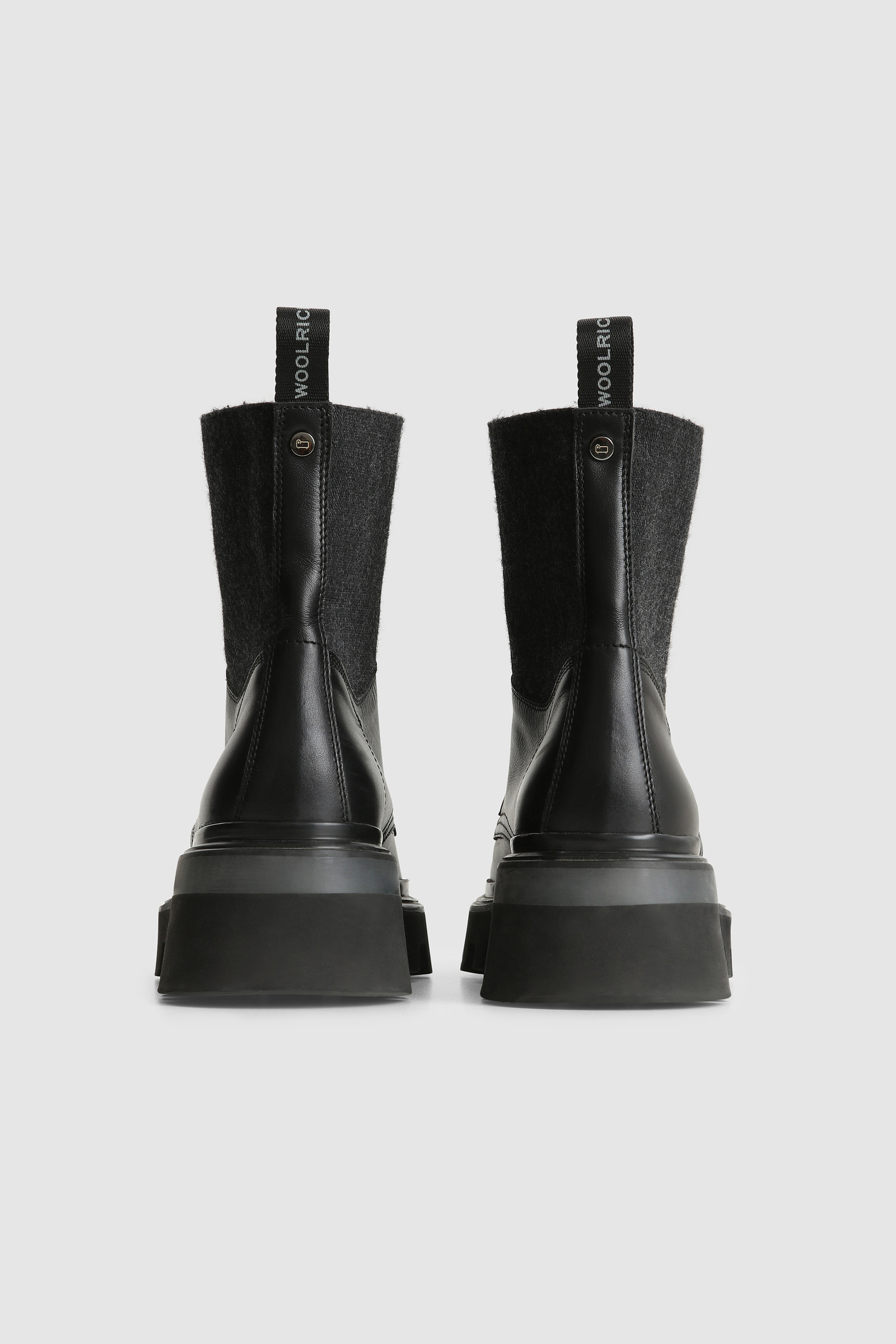 Logger Leather Boots Black photo 3 | Woolrich