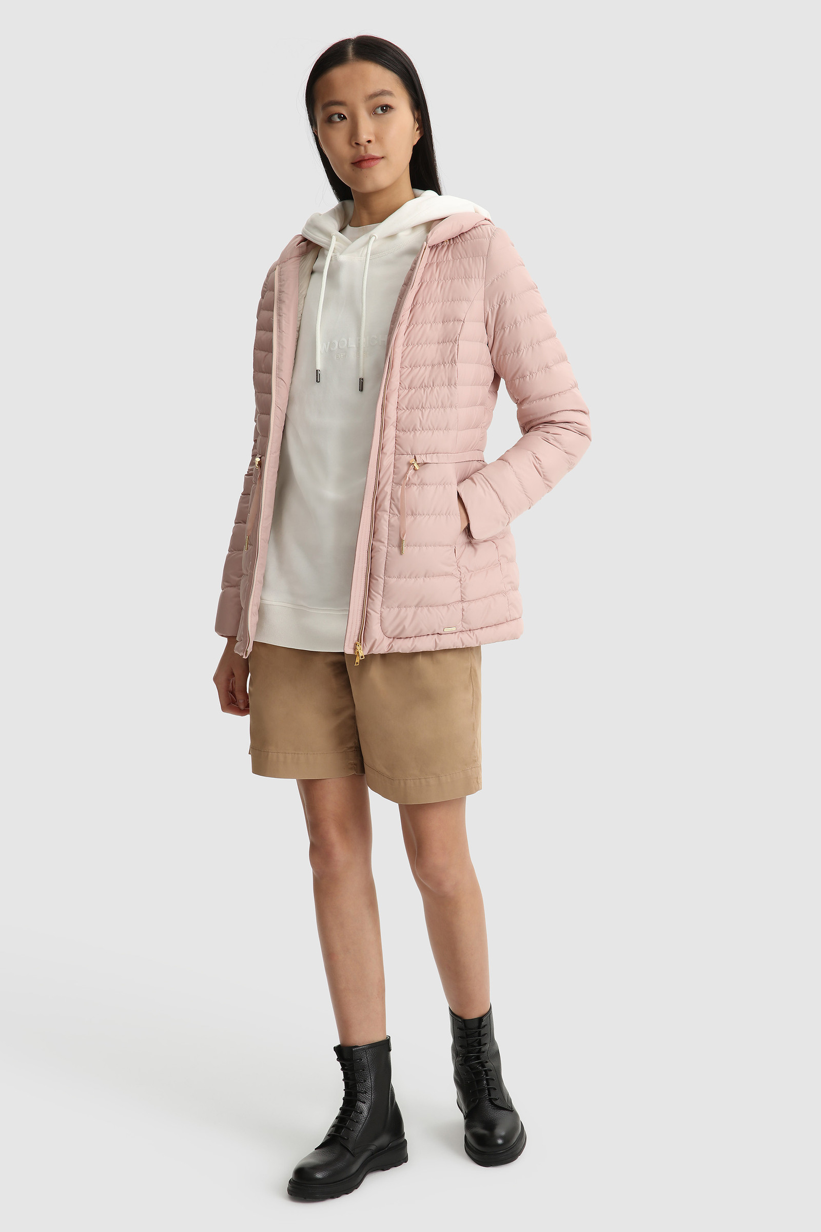Hibiscus Hooded Jacket Pink photo 2 | Woolrich