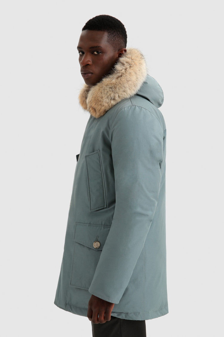 Arctic parka met afneembare bontrand