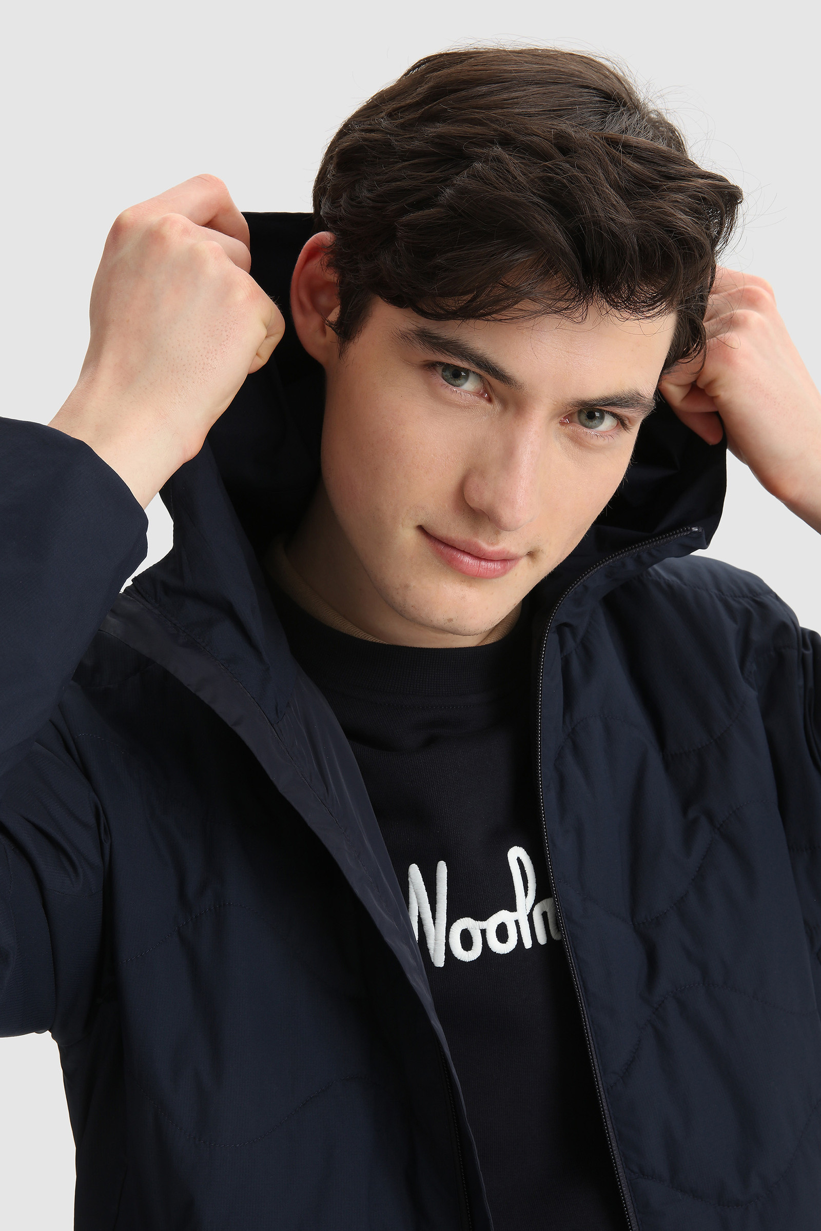 Ripstop hooded jacket