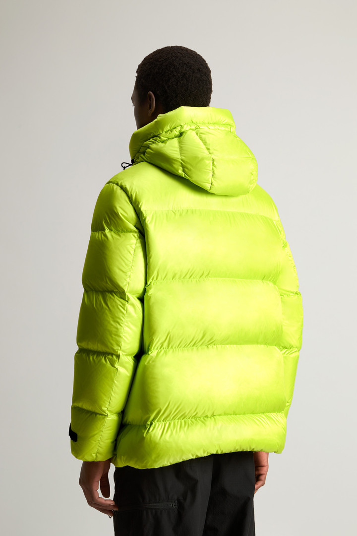 Recycled Pertex Quantum Nylon Down Jacket with Hood Yellow photo 3 | Woolrich