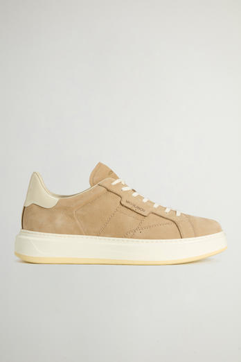 Arrow sneakers van suède Beige | Woolrich