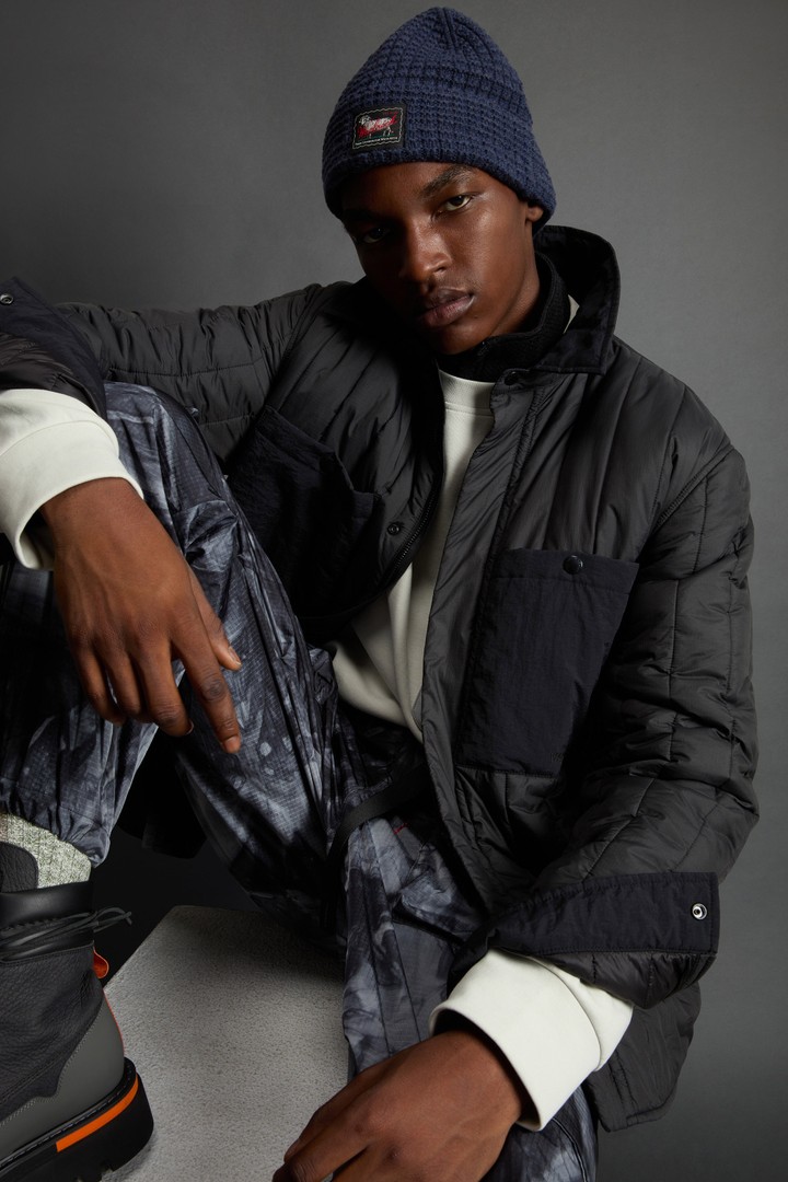 Jacke aus Ripstop-Nylon von Olmetex by Todd Snyder Schwarz photo 4 | Woolrich